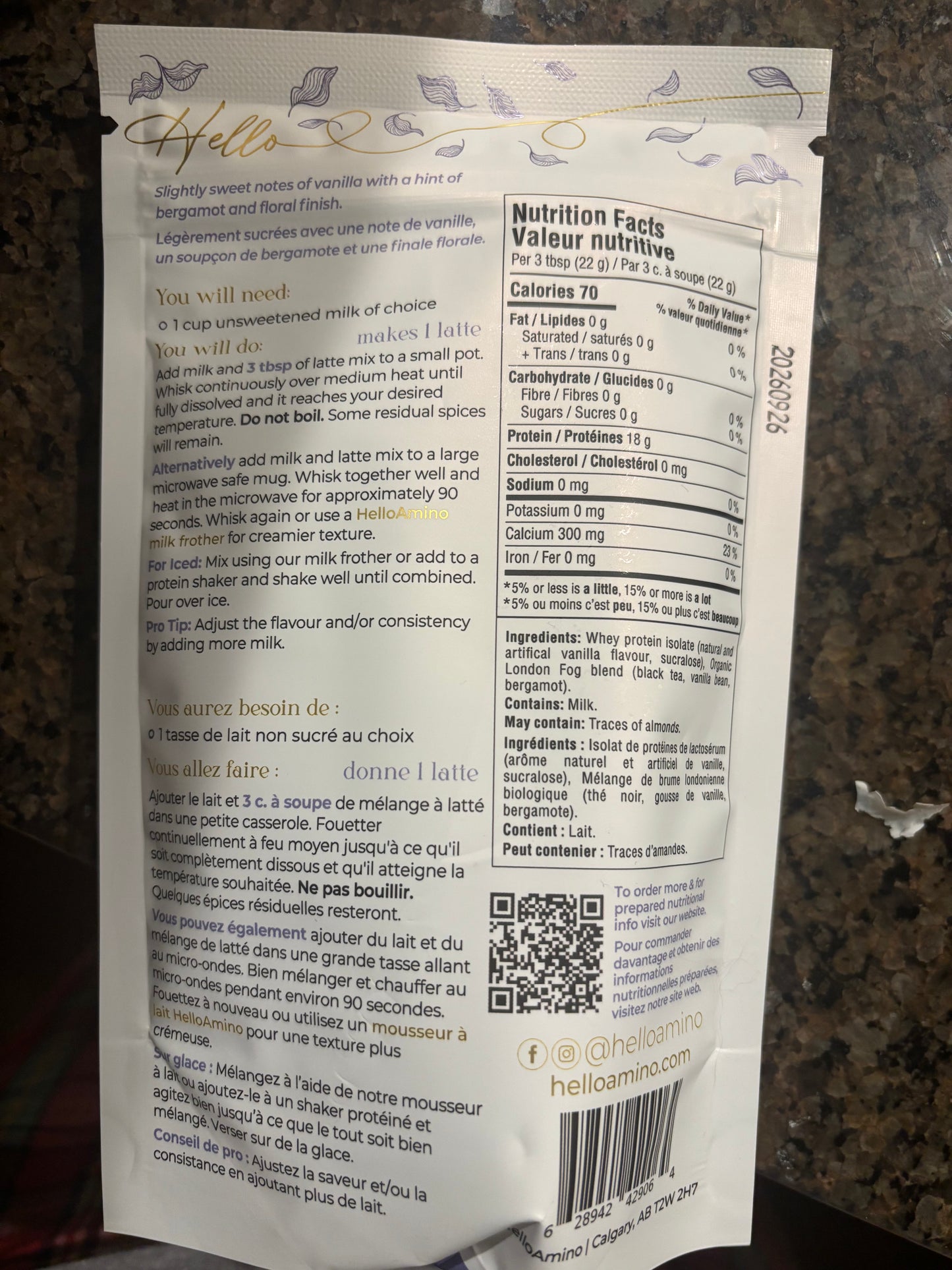 Hello Amino - Protein Tea