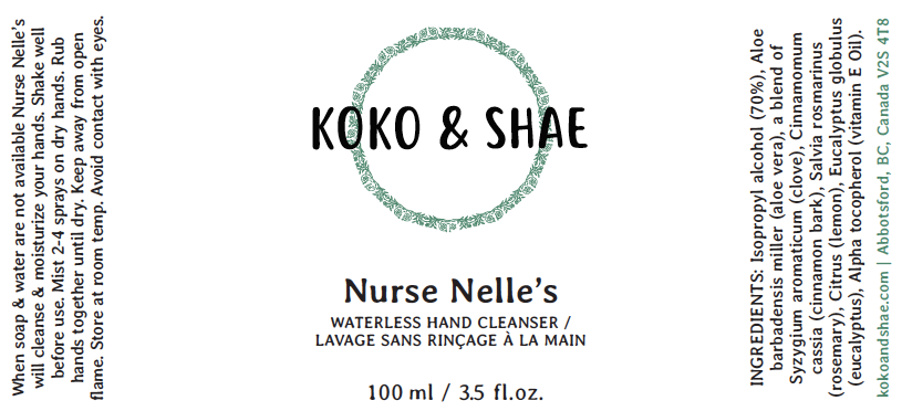 Nurse Nelle's Hand Cleanser