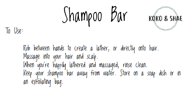 K & S Shampoo Bar