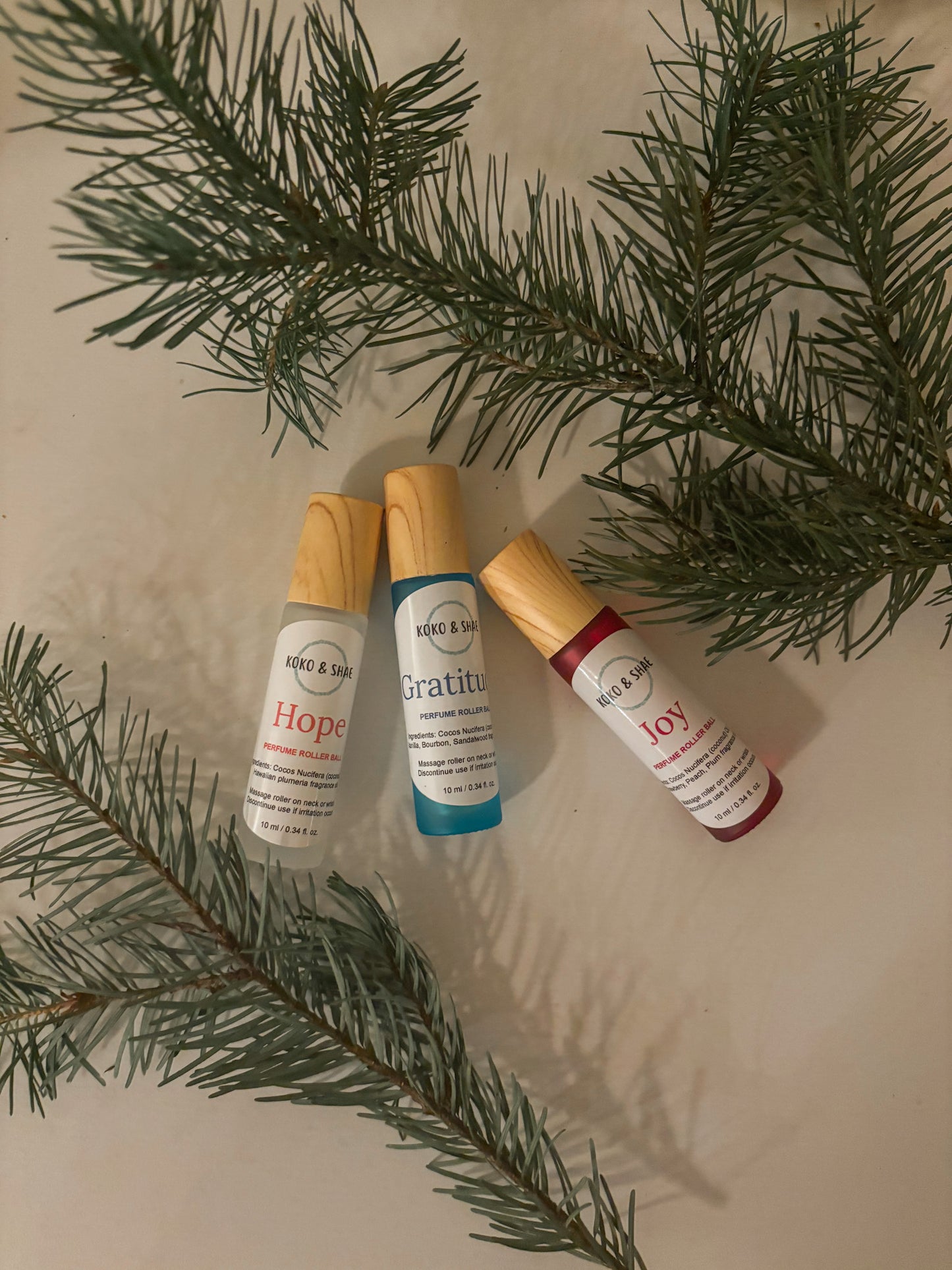 Joy, Hope, Gratitude Perfume Roller Ball
