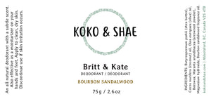 Britt & Kate Deodorant