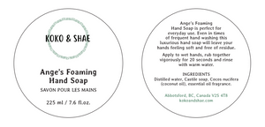 Ange's Foaming Hand Soap